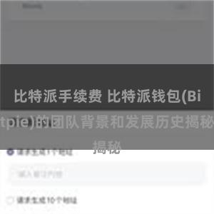 比特派手续费 比特派钱包(Bitpie)的团队背景和发展历史揭秘